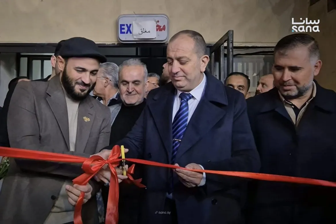 وزير الرياضة بيفتتح صالة الشهباء بحلب بعد إعادة تأهيلها