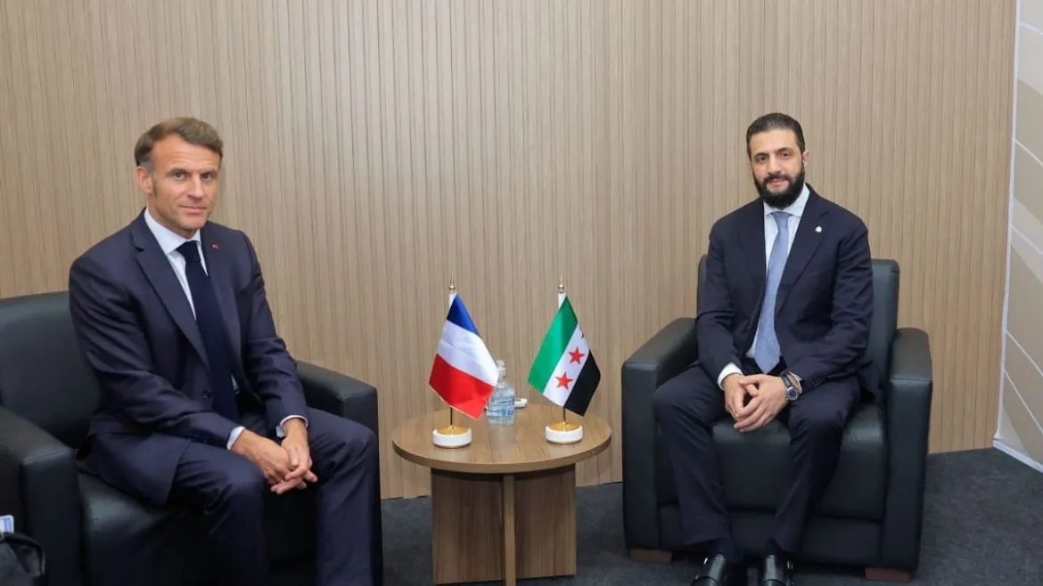 ماكرون بيشكر الشرع على وقفتو مع سيادة لبنان