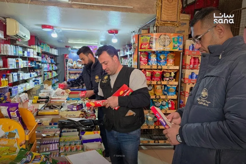 مديرية التجارة بريف دمشق نظمت 535 ضبط بحق محلات ومخالفات