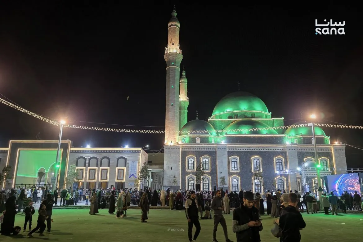 مهرجان "رمضان.. إيمان بيجمعنا" بساحة جامع خالد بن الوليد بحمص