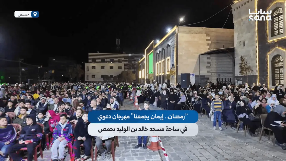 رمضان بسوريا: مهرجان بحمص وإفطار جماعي لطلاب دمشق