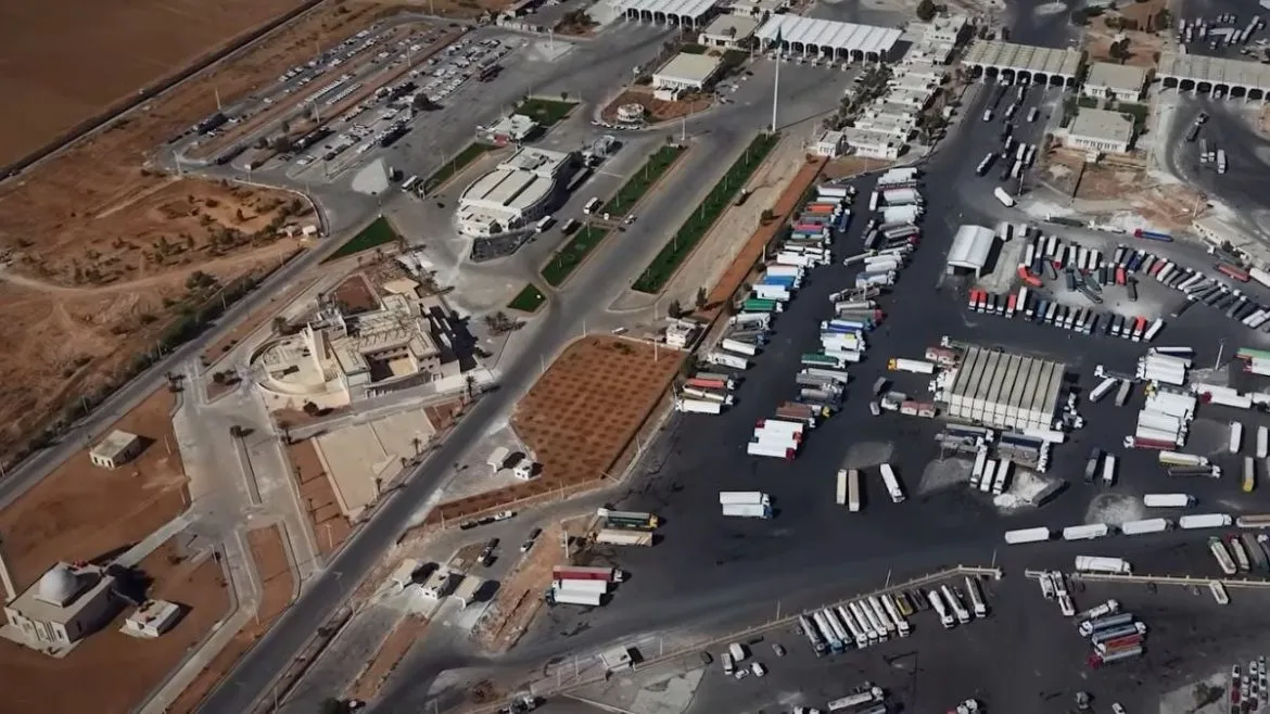 احتجاجات عند معبر نصيب بخصوص قرار المناقلة بين سوريا والأردن