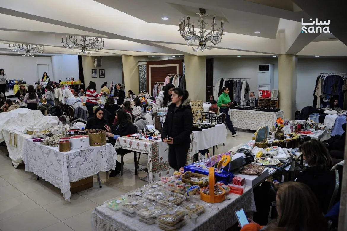 بازار كنيسة سيدة دمشق الخيري اختتم فعالياته ودعم المشاريع الصغيرة