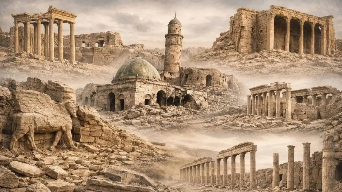 داعش دمر مواقع أثرية وتاريخية مهمة بسوريا والعراق