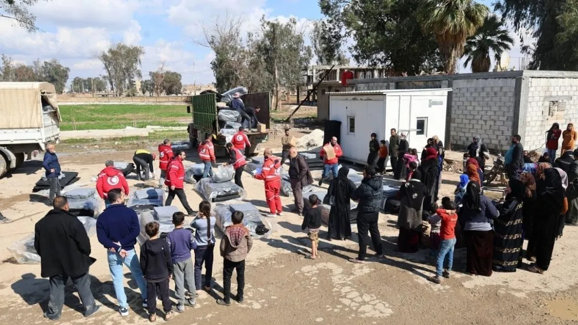 فيضان الخابور بالحسكة: الهلال الأحمر عم يقدم مساعدات والاحتياجات بتزيد