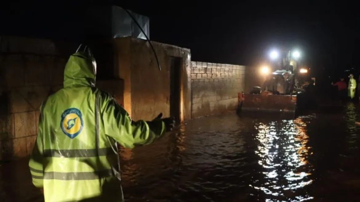 سيول قوية ضربت سوريا وعملت أضرار بالناس والممتلكات