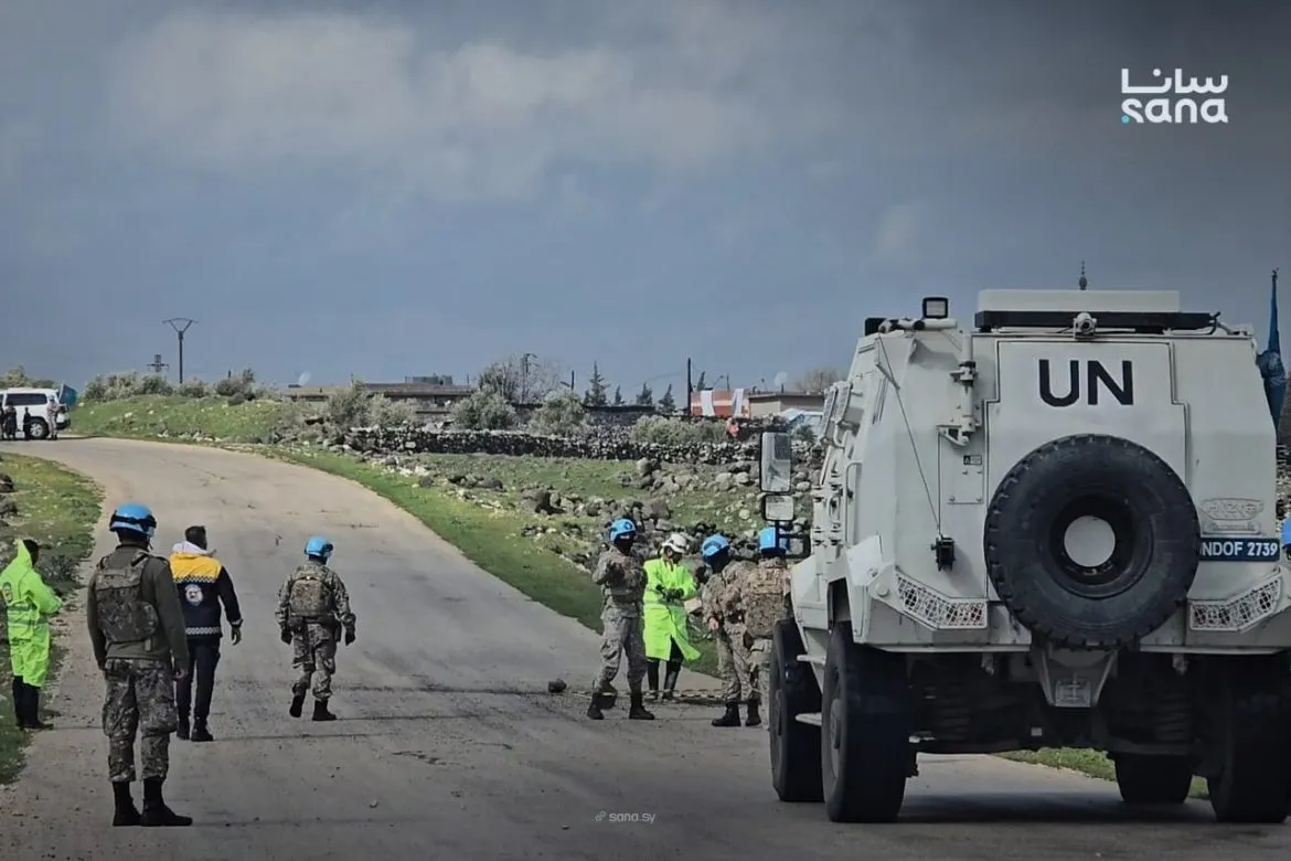 الدفاع المدني بالقنيطرة عم يشيل مخلفات حرب برويحينة بعد ضربات إيران وإسرائيل