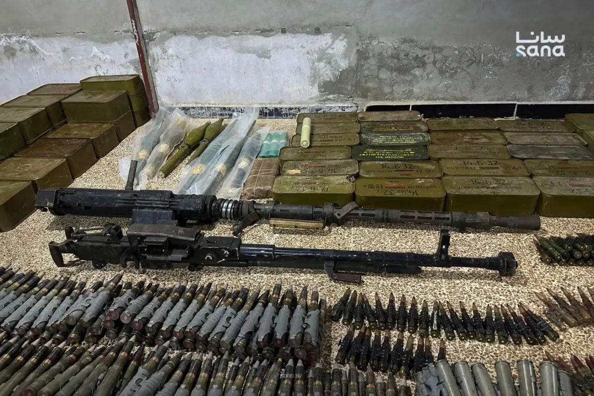 وزارة الداخلية أحبطت محاولة تهريب سلاح كبير بطريق بصرى الشام-بكا