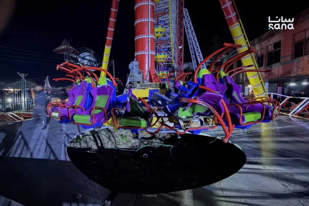 فاجعة بالعيد: شابة توفت ووحدة تانية انصابت بملاهي الشاطئ الأزرق باللاذقية