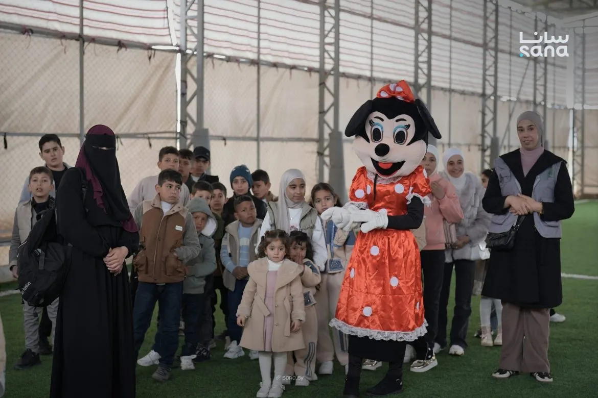 فريق رشد التطوعي عمل فعالية ترفيهية للأطفال الأيتام بالقصير بحمص