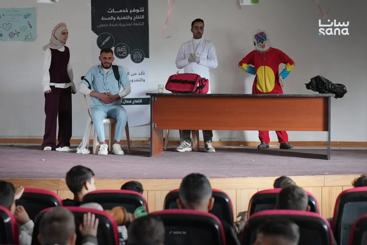 جمعية النهضة عملت مسرحية توعية للأطفال بالقصير عن الصحة