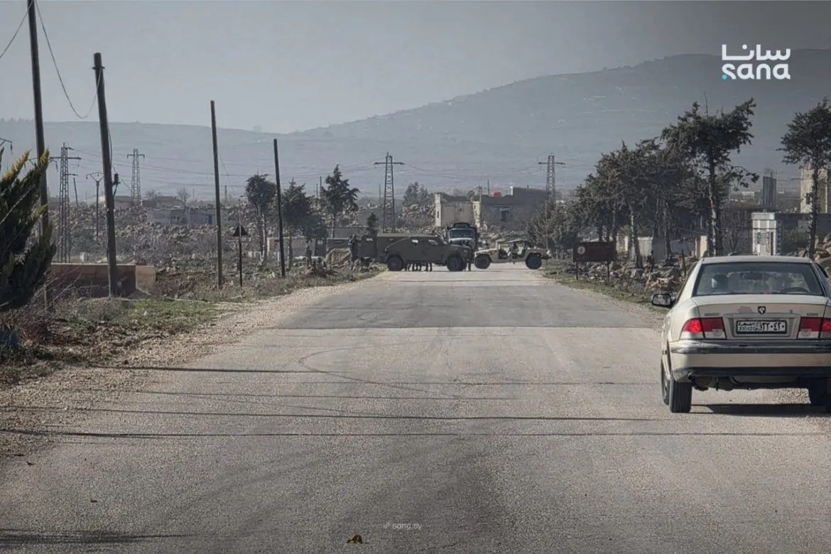 القوات الإسرائيلية عم تتقدم قرب سد الرويحينة بريف القنيطرة