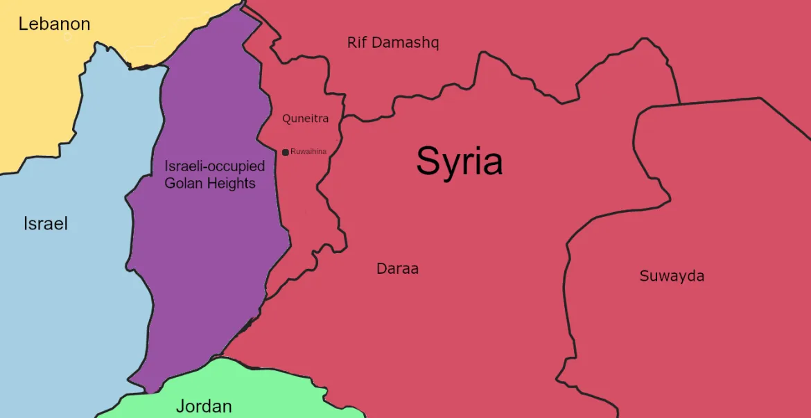 قوات إسرائيلية بتدخل سد الرويحينة جنوب سوريا وبتثبت وجودها فيه