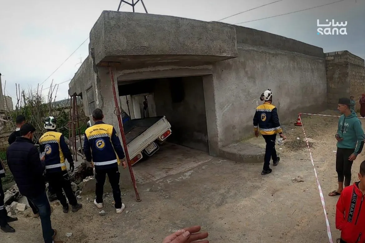 الدفاع المدني بإدلب بيستجيب لـ 3 بلاغات عن انهيارات بيوت بلا إصابات