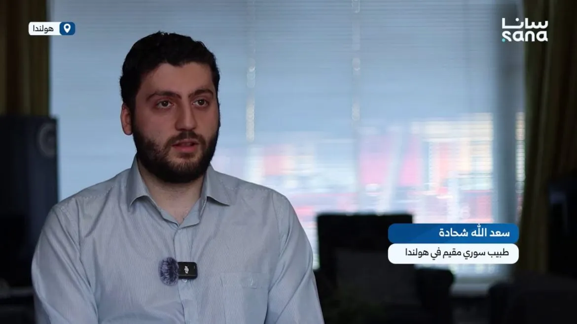 دكتور سوري عم يوصل دوا للمرضى بسوريا من هولندا بمبادرة إنسانية