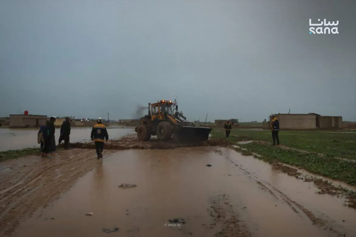 وزير الطوارئ: مستمرين بالاستجابة لسيول الحسكة وإخلاء أكتر من 120 عيلة