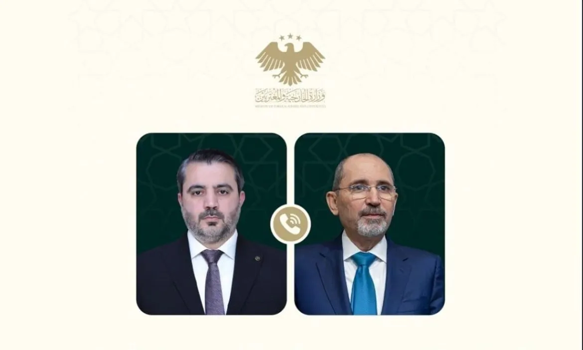 وزير الخارجية السوري والأردني عم يحكوا بالتلفون عن أمن المنطقة وتطوراتها