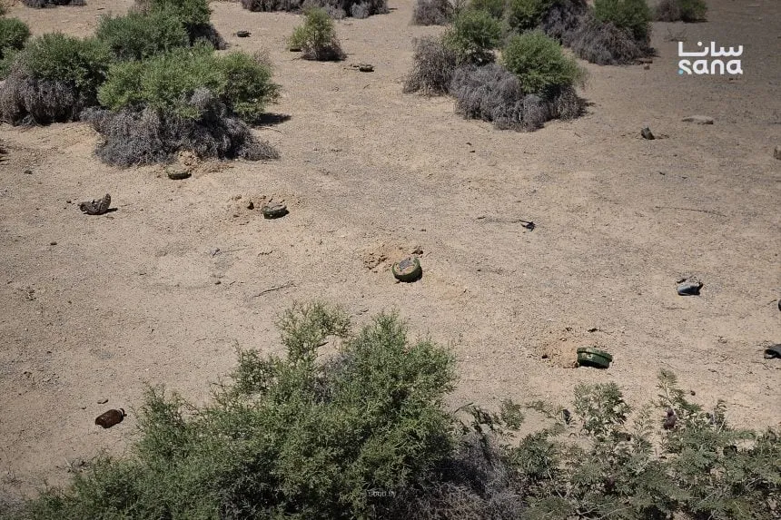 شخصين راحوا ضحية انفجار لغم قديم ببادية دير الزور الغربية