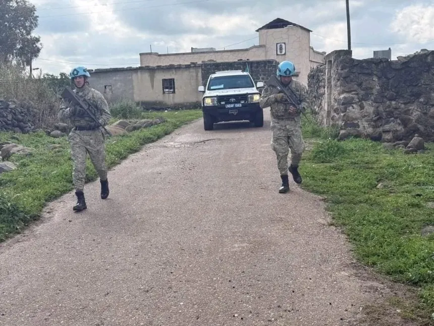 قوات الأمم المتحدة بالقنيطرة بتناقش تداعيات انتهاكات إسرائيل