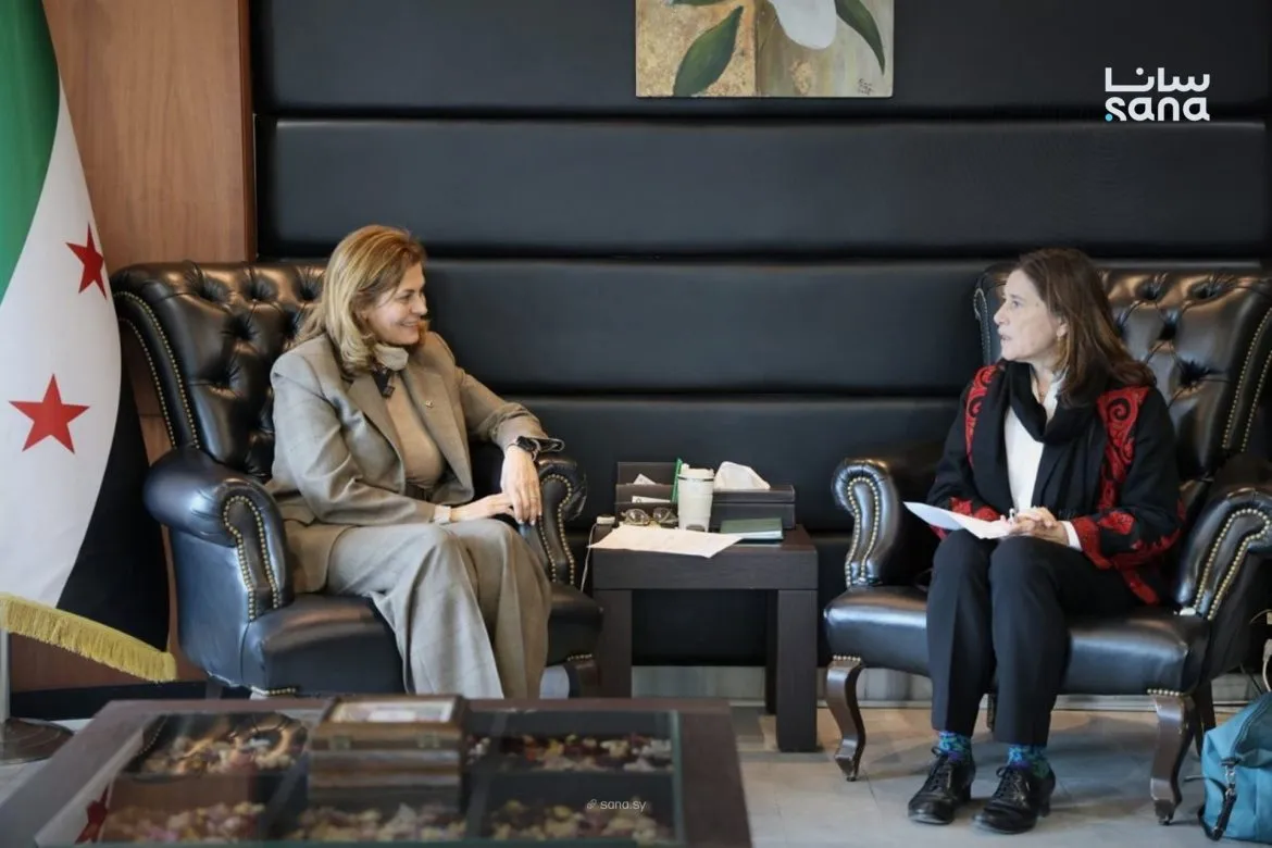وزيرة الشؤون الاجتماعية بدمشق بتناقش توسيع التعاون مع الأمم المتحدة