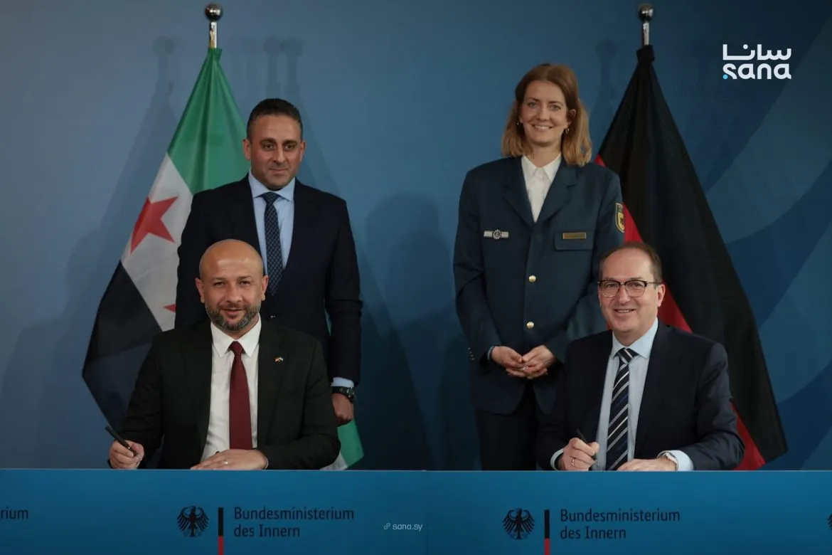 سوريا وألمانيا بيوقعوا اتفاقية لتقوية الاستجابة للطوارئ وإعادة بناء المراكز