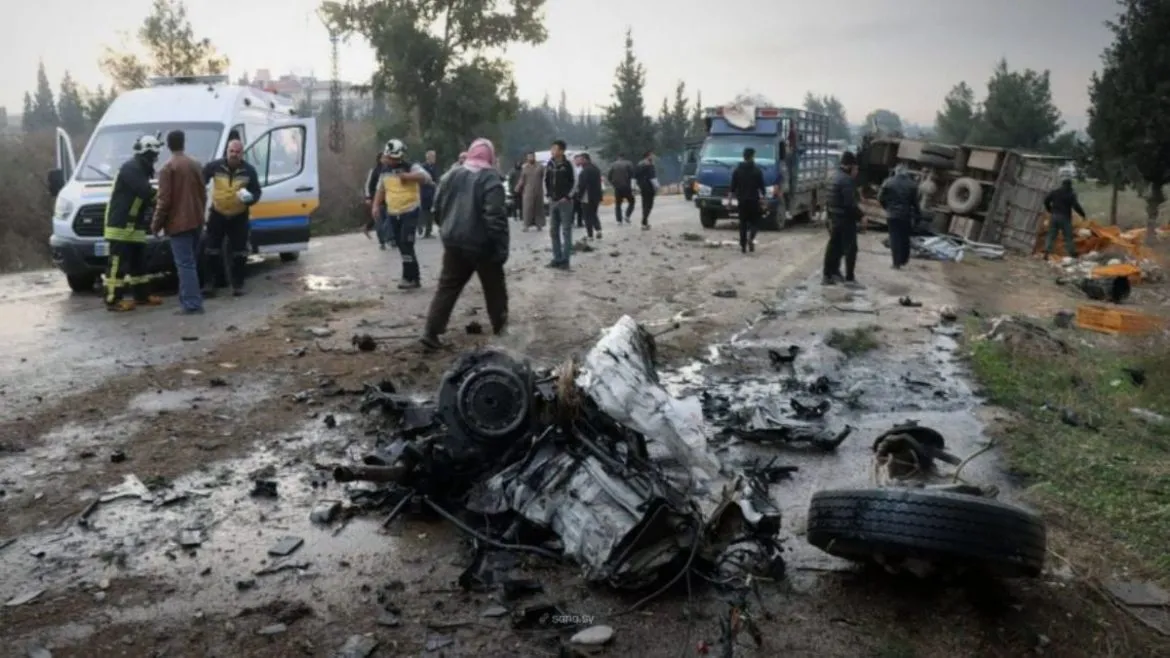 وفاة خمسة من عيلة وحدة بحادث سير مروع جنوب إدلب