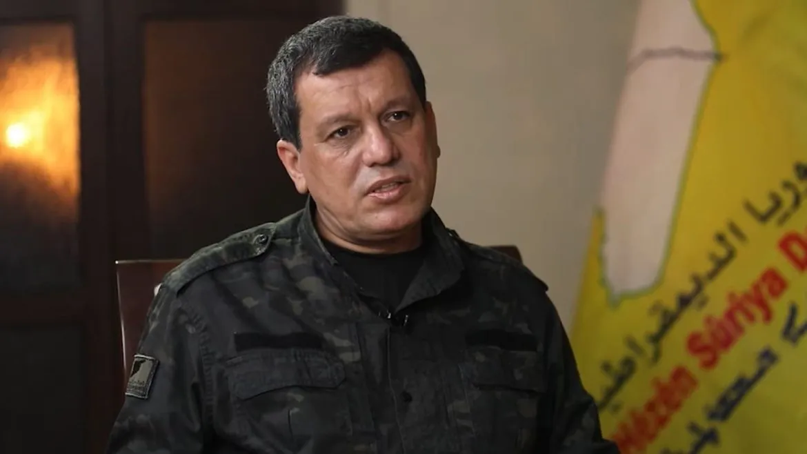 قائد قوات سوريا الديمقراطية بيدين الهجوم على بيت نيجيرفان بارزاني وبأكد دعمه الكامل