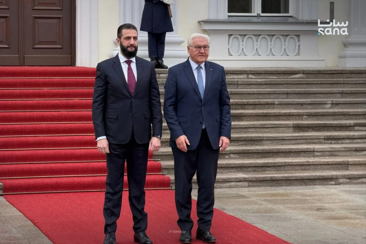 الرئيس أحمد الشرع بيزور برلين وبيجتمع بالرئيس الألماني شتاينماير