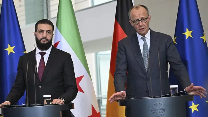 الرئيس السوري أحمد الشرع بيزور ألمانيا ليحكوا عن تعمير سوريا ورجعة اللاجئين