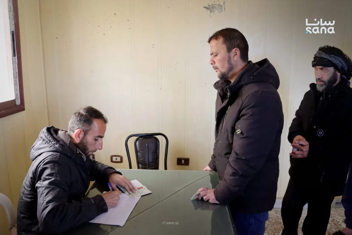 بلدية الطيبة الغربية بحمص بلشت بتنظيم توزيع الغاز للعائلات