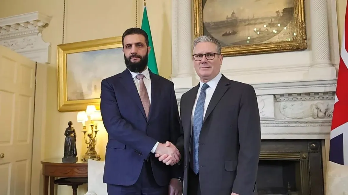 لندن بترحب برئيس سوريا والبلدين عم يرجعوا علاقاتهم الدبلوماسية