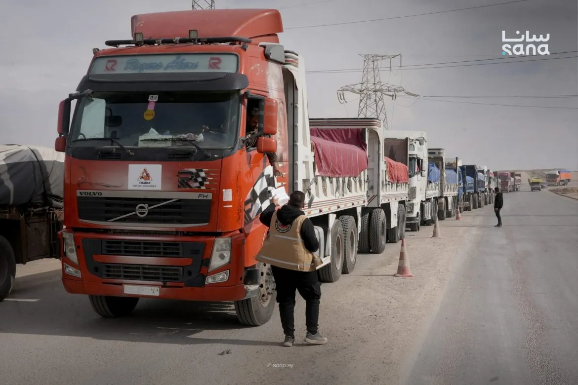 سوريا: قطاع الشحن تجاوز 4.6 مليون طن بأول 3 شهور من 2026
