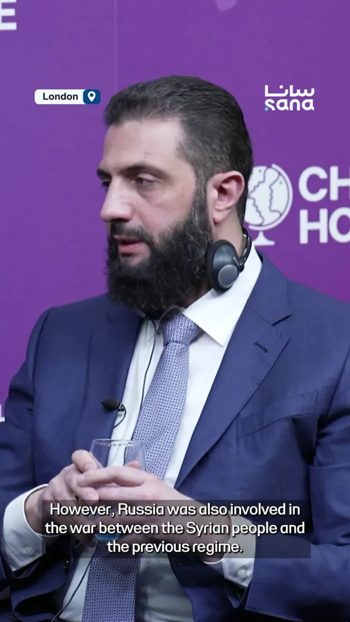 الرئيس الشرع: سوريا عم تتبع دبلوماسية متوازنة مع القوى الكبرى