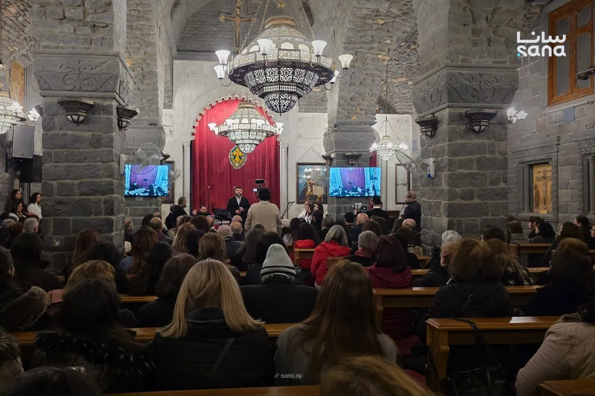 كاتدرائية حمص استضافت أمسية تراتيل حلوة بمناسبة عيد الفصح المجيد