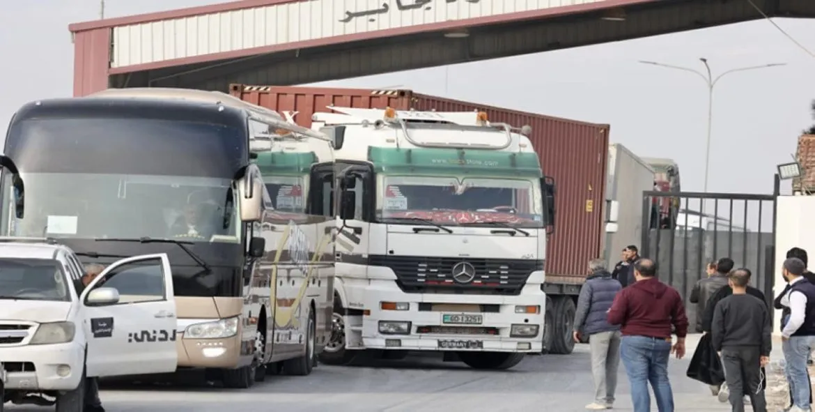 تجارة الأردن وسوريا رجعت تزدهر ووصلت 334 مليون دينار