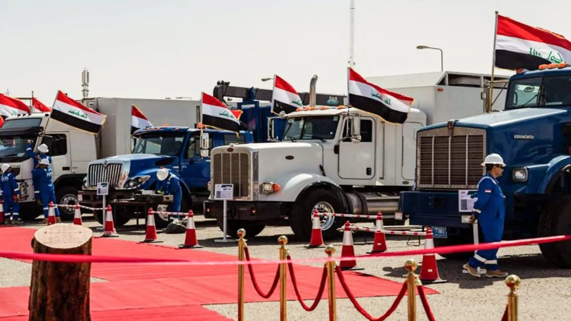العراق بيبلش يصدر نفطو عالشاحنات عبر سوريا وبيرجع على جيهان التركي