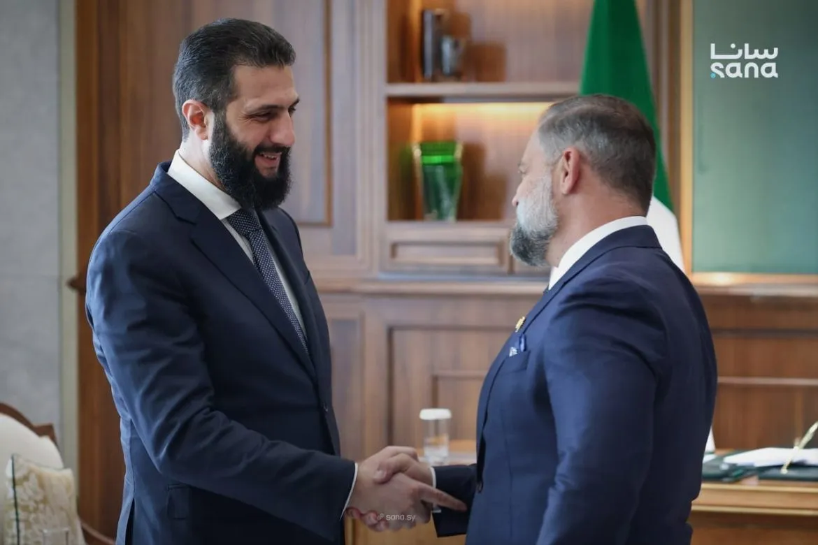 الرئيس الشرع بيستقبل النائب الأمريكي كوري لي ميلز بدمشق