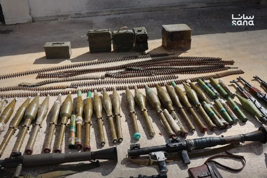 قوى الأمن بدمشق بتلقي القبض على مطلوبين استهدفوا مواقع عسكرية